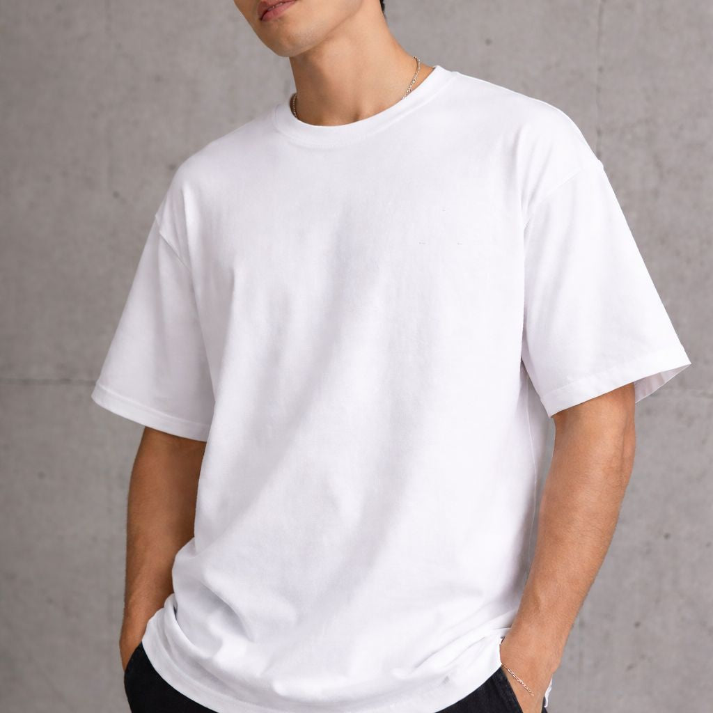 Men - oversized-tshirts - Solids