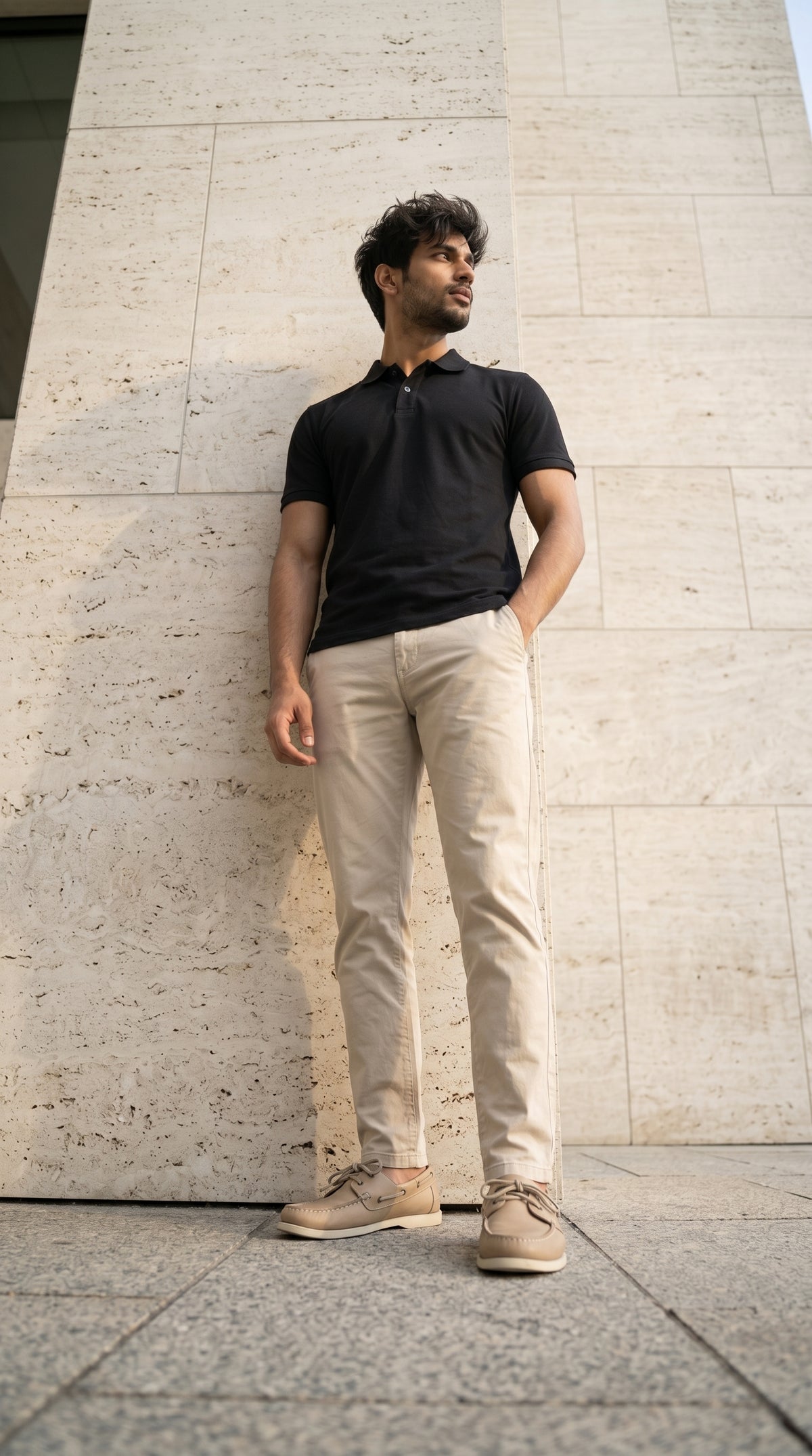 Classic Polo T-Shirt – Regular Fit | Black-4