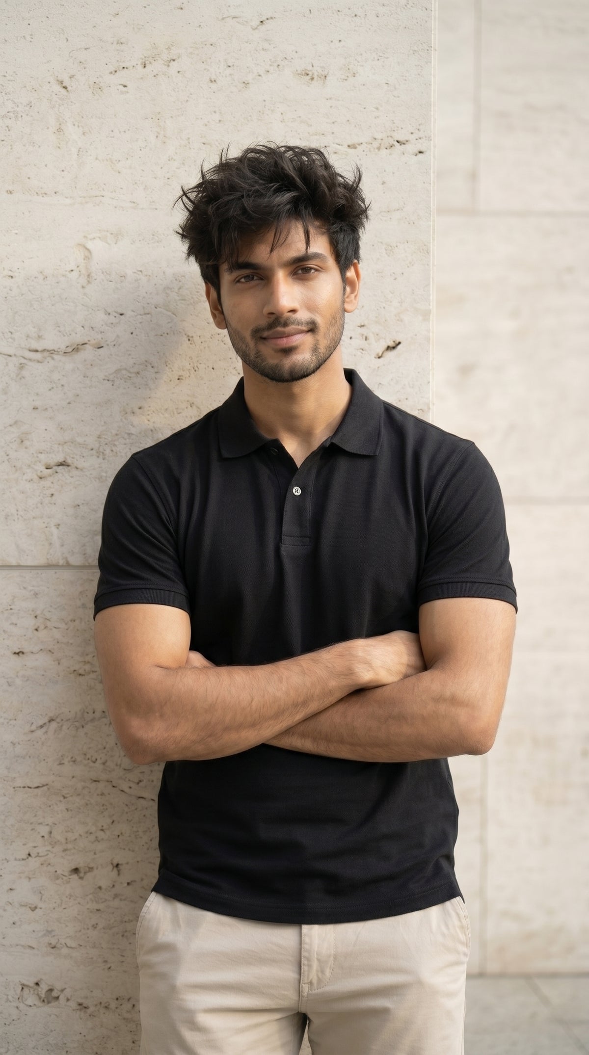 Classic Polo T-Shirt – Regular Fit | Black-7