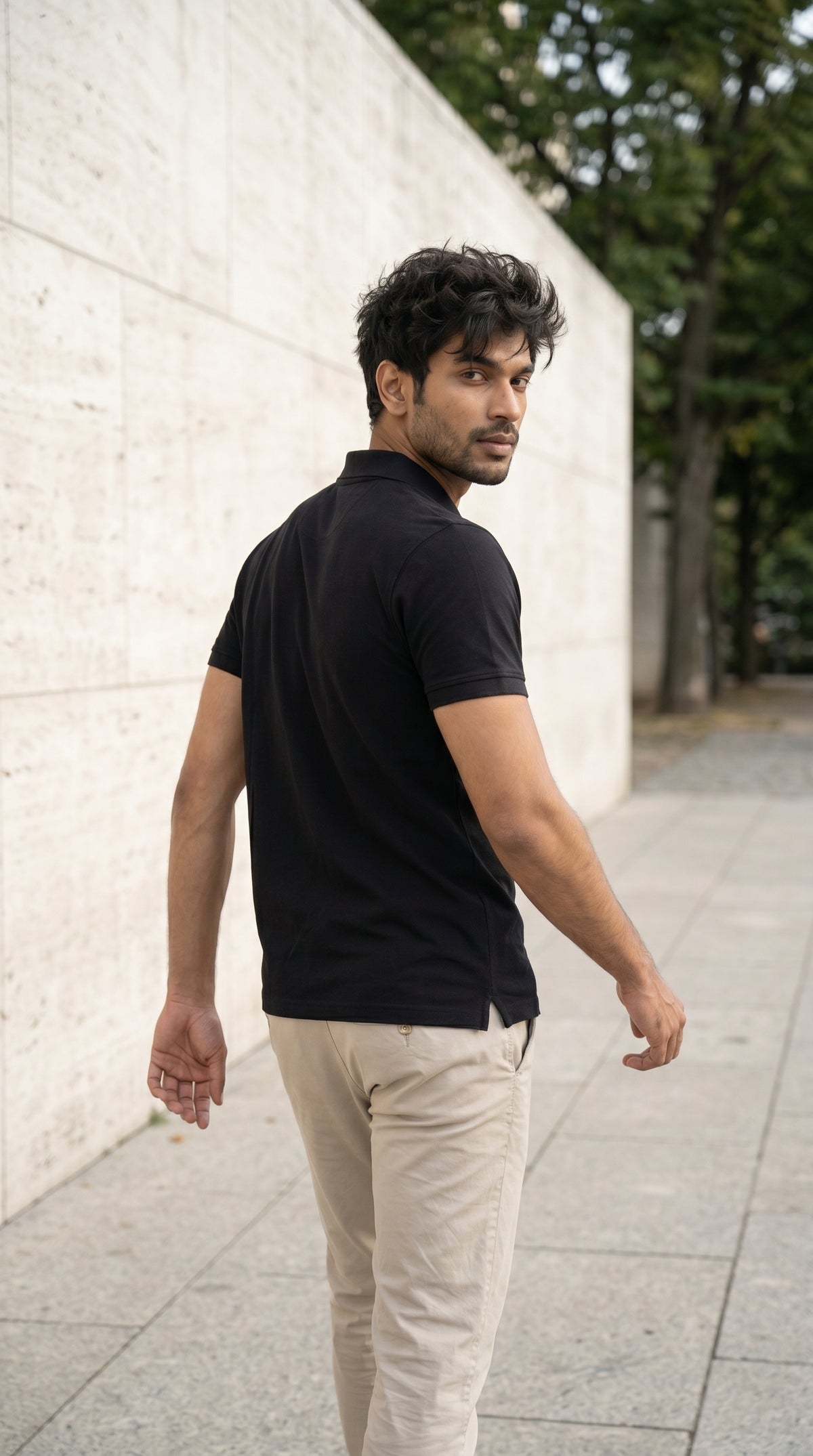 Classic Polo T-Shirt – Regular Fit | Black-9