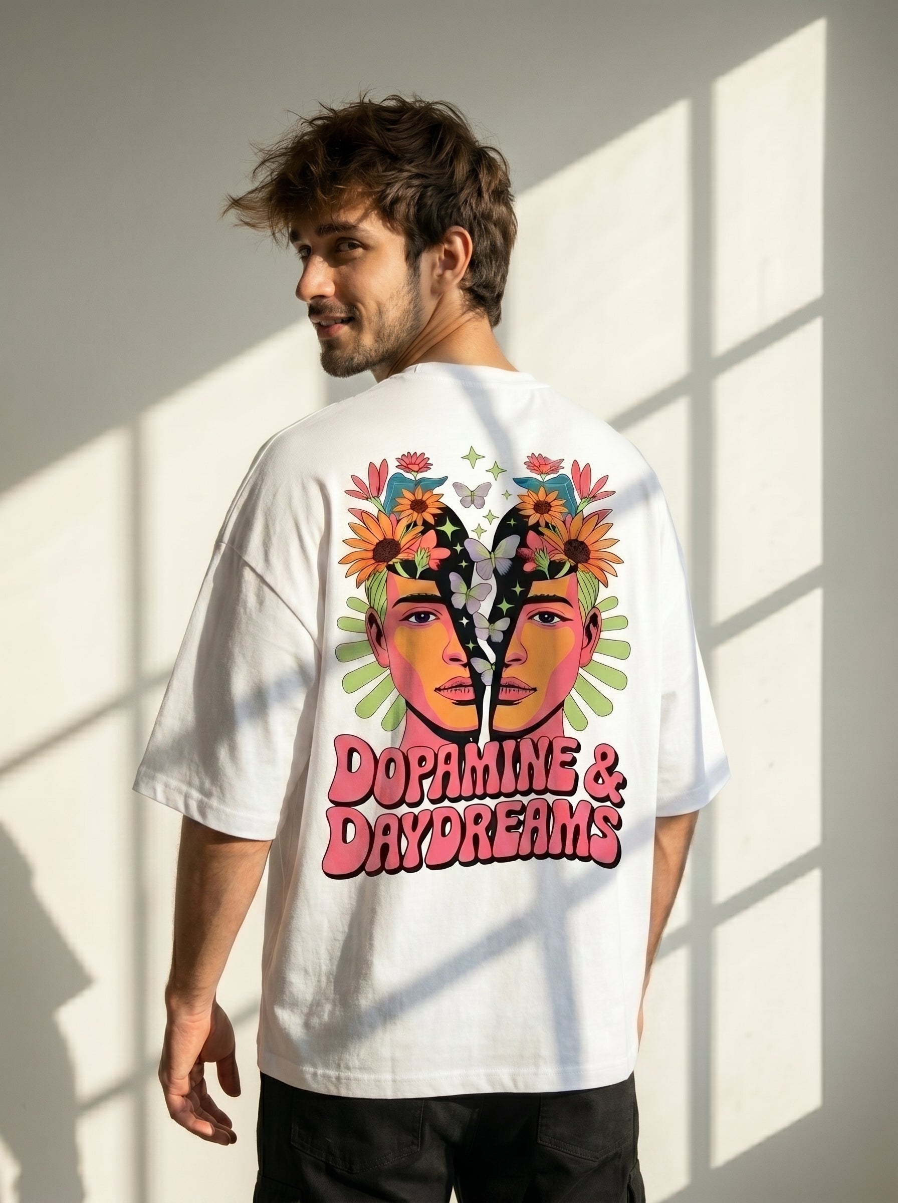 Dopamine Dreams Oversized Graphic T-Shirt