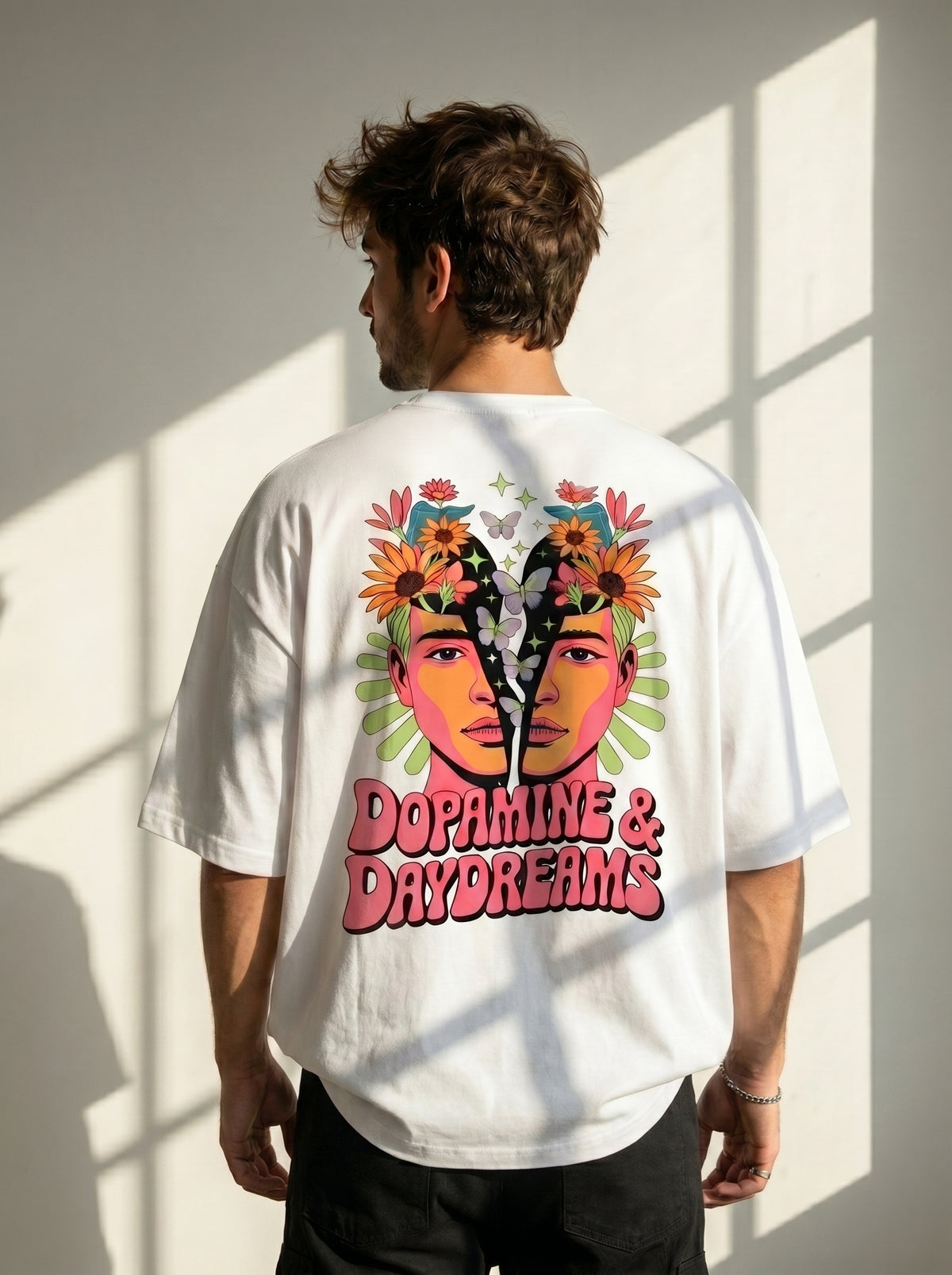 Dopamine Dreams Oversized Graphic T-Shirt-10