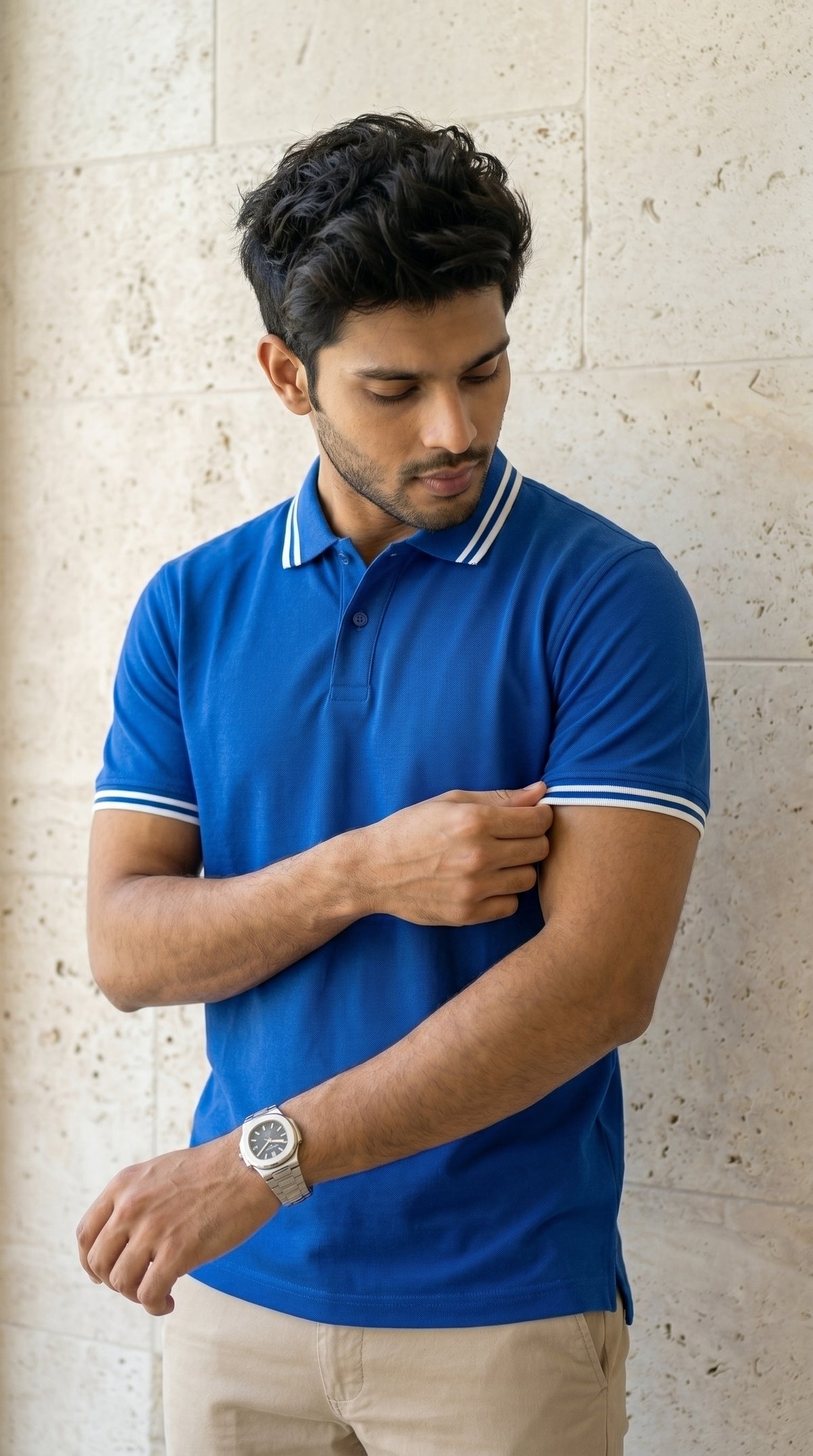 Classic Tipped Polo T-Shirt-5