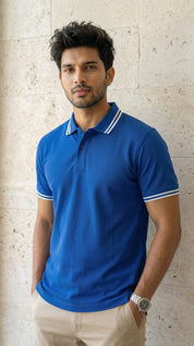 Classic Tipped Polo T-Shirt