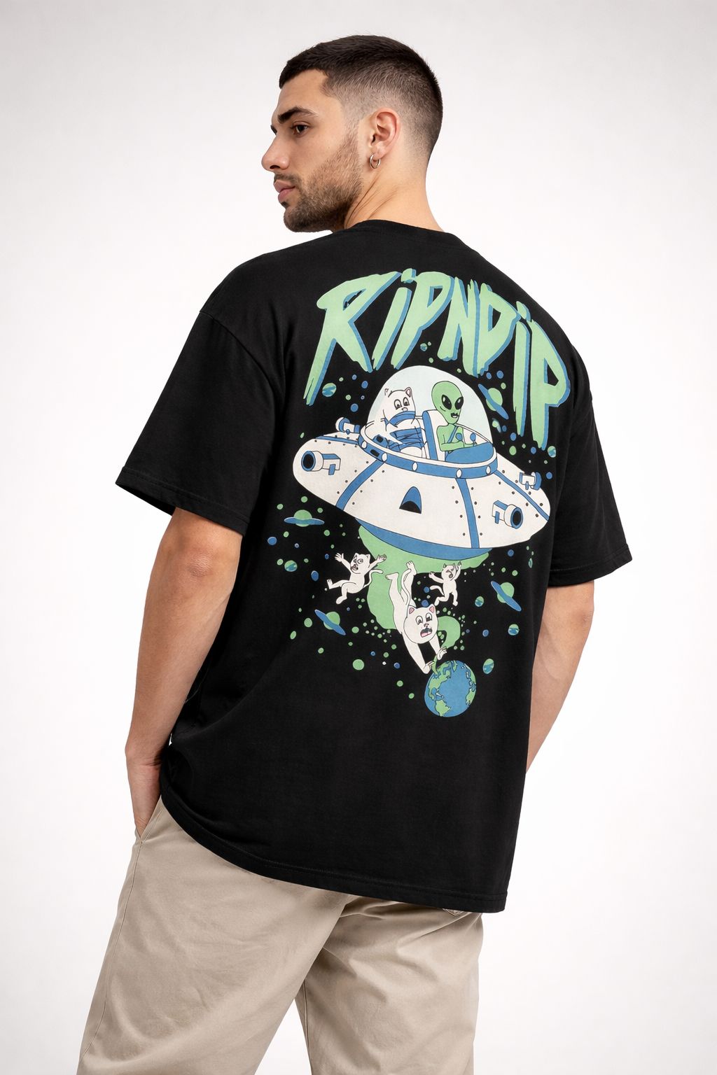 RIP N Dip Alien Abduction Oversized T-Shirt