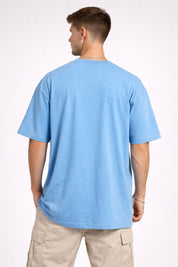 Skyline Oversized Sky Blue Tee