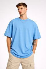 Skyline Oversized Sky Blue Tee