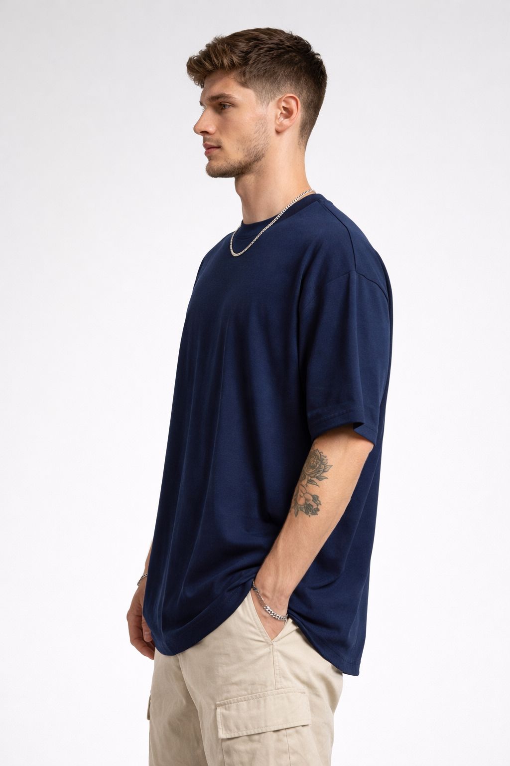 Midnight Oversized Navy Tee