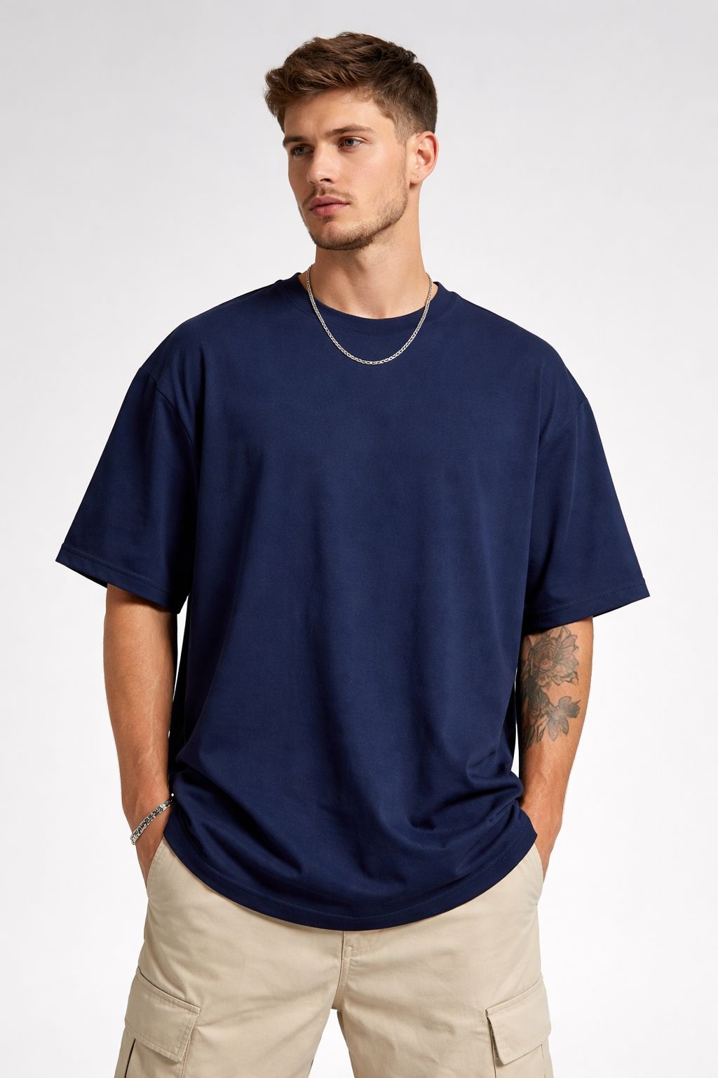 Midnight Oversized Navy Tee