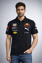 Black Motorsport Polo Tee - RedBull