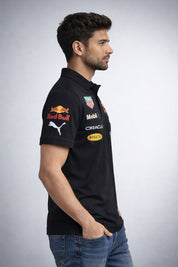 Black Motorsport Polo Tee - RedBull