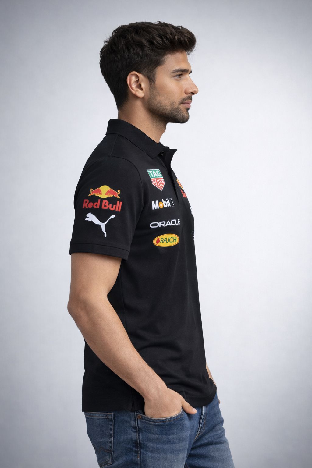 Black Motorsport Polo Tee - RedBull-3
