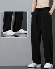 Black Core Relaxed Fit Track Pants