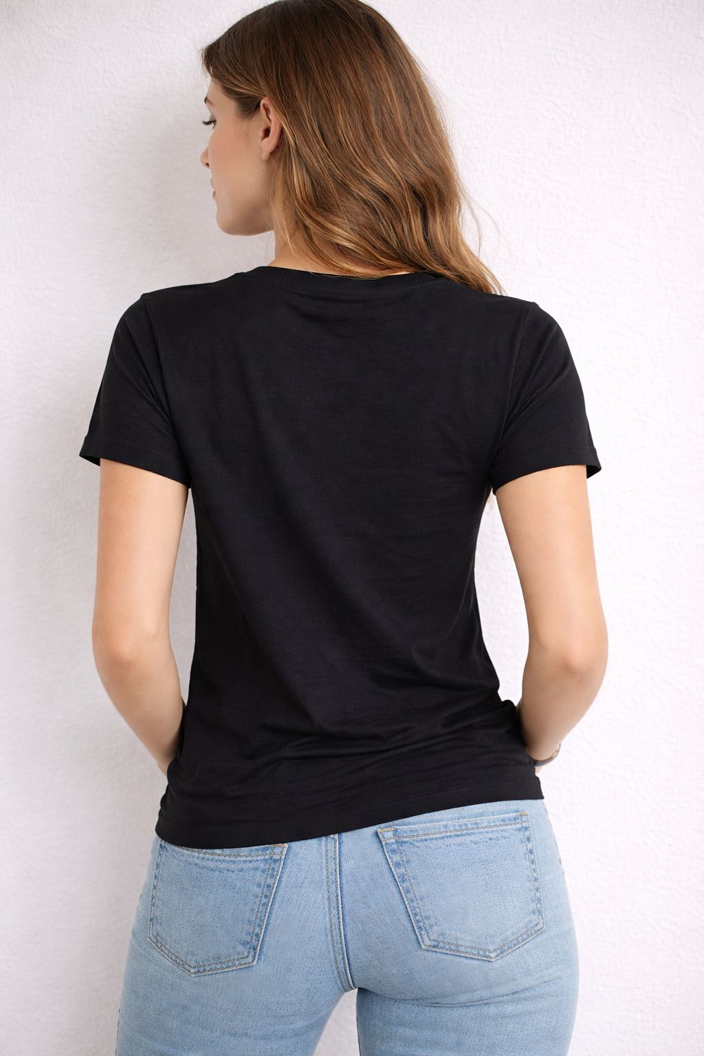 Black Regular Fit T-Shirt with “Summer Palm” Graphic-3