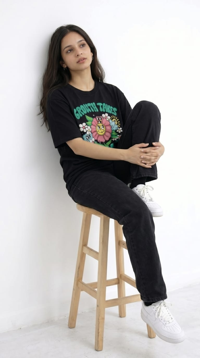 Growth Takes Time Graphic T-Shirt-4
