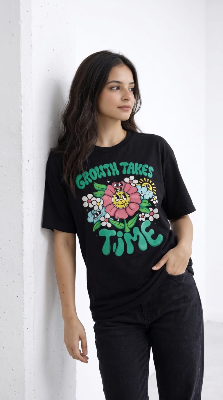 Growth Takes Time Graphic T-Shirt-5