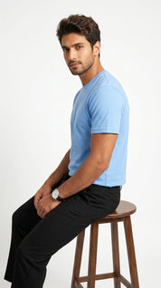 Skyline Relaxed Blue Tee