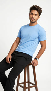 Skyline Relaxed Blue Tee