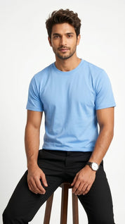 Skyline Relaxed Blue Tee