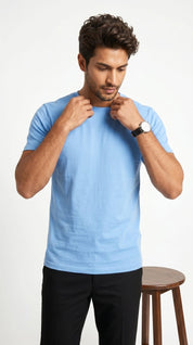 Skyline Relaxed Blue Tee