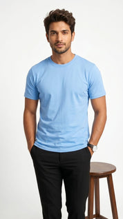 Skyline Relaxed Blue Tee