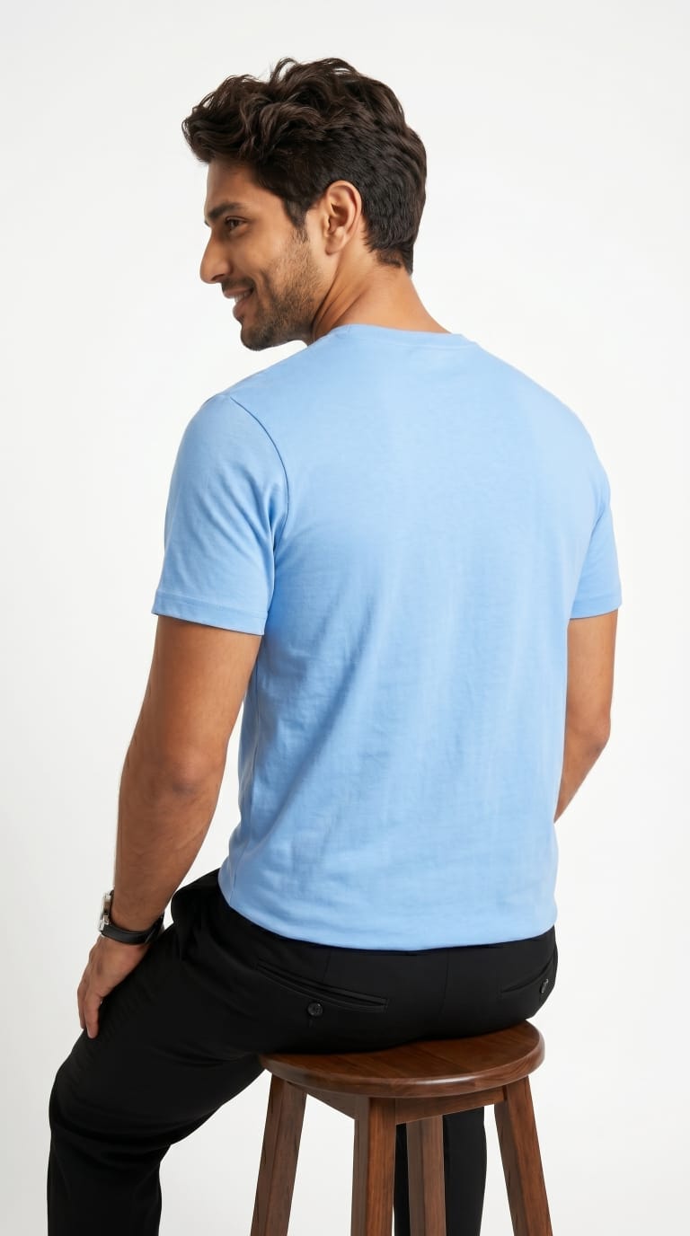 Skyline Relaxed Blue Tee
