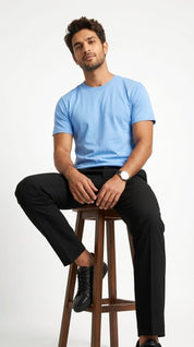 Skyline Relaxed Blue Tee