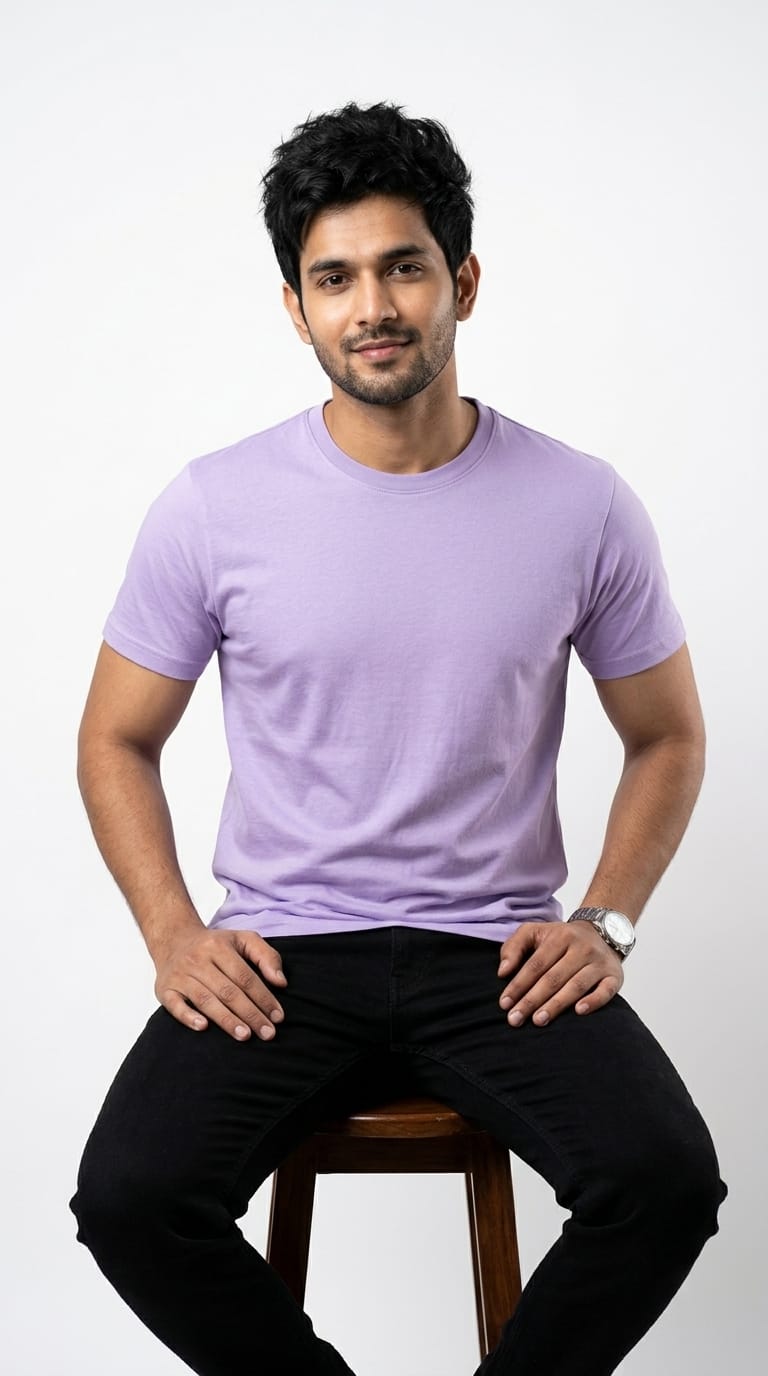 Lilac Core – Essential Tee-4