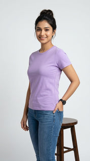 Core Essential T-Shirt – Slim Fit | Lavender