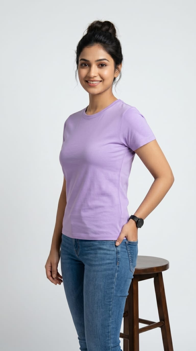 Core Essential T-Shirt – Slim Fit | Lavender