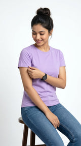 Core Essential T-Shirt – Slim Fit | Lavender