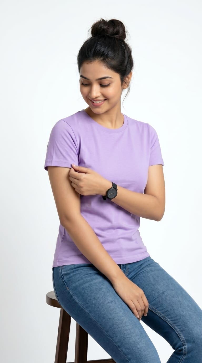 Core Essential T-Shirt – Slim Fit | Lavender