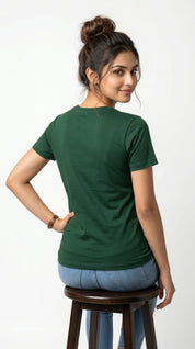 Core Essential T-Shirt – Slim Fit | Forest Green