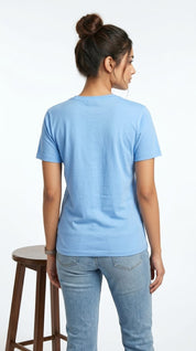 Core Essential T-Shirt – Regular Fit | Sky Blue