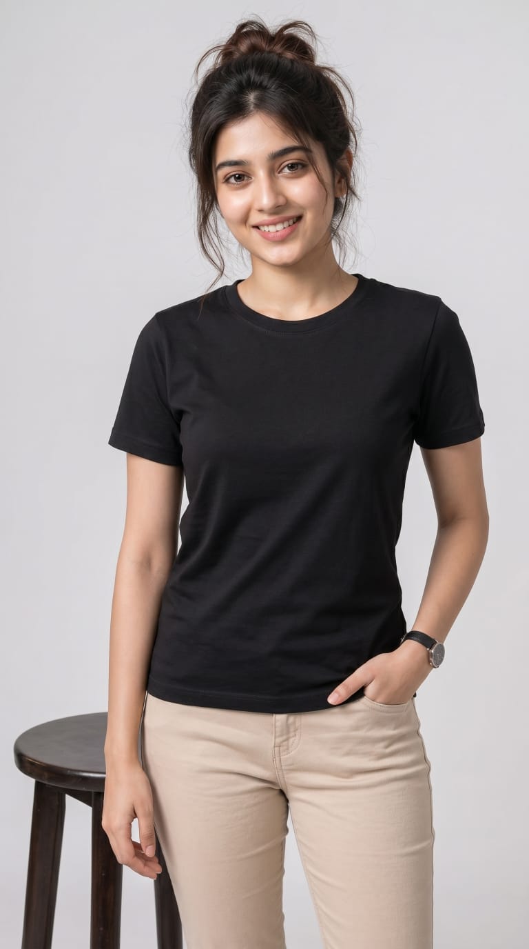 Core Essential T-Shirt – Regular Fit | Black