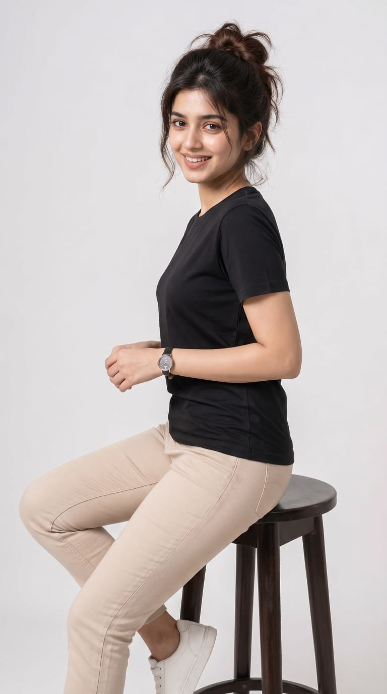Core Essential T-Shirt – Regular Fit | Black-5