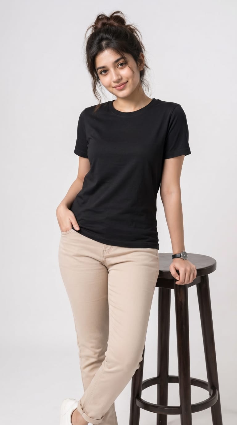 Core Essential T-Shirt – Regular Fit | Black-7