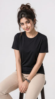 Core Essential T-Shirt – Regular Fit | Black