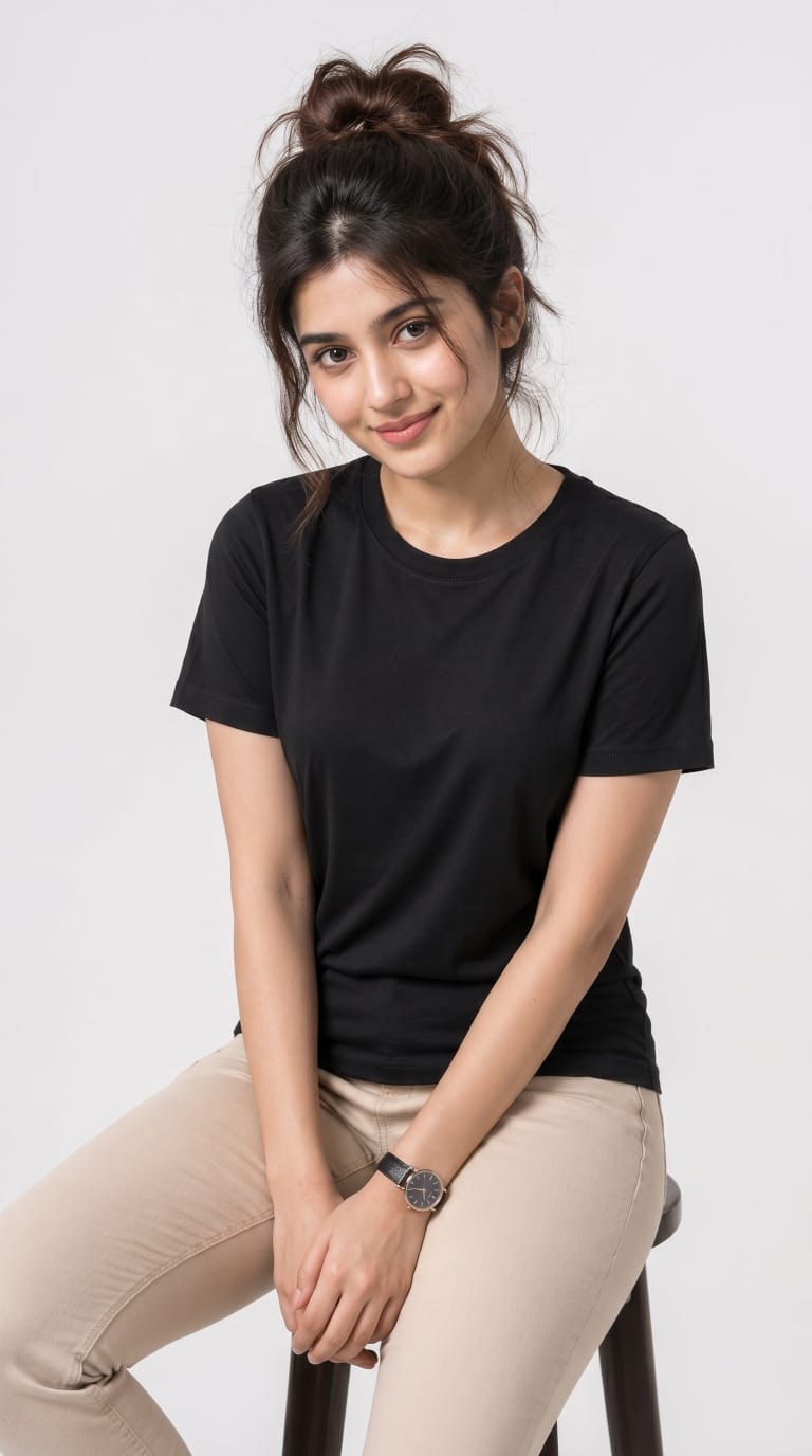 Core Essential T-Shirt – Regular Fit | Black-3