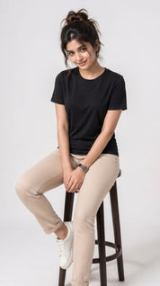 Core Essential T-Shirt – Regular Fit | Black