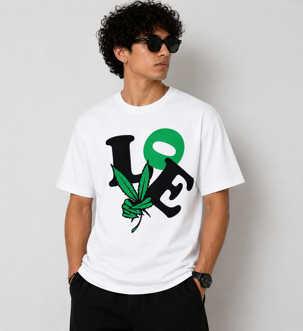 Love Graphic T-Shirt – Regular Fit | White