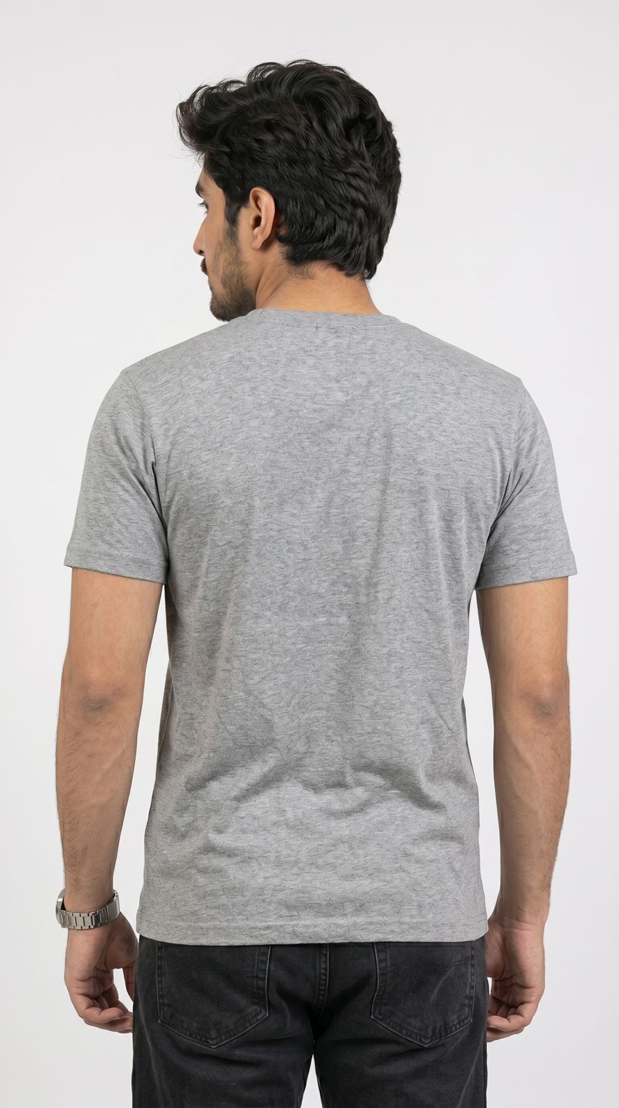 Core Melange T-Shirt – Regular Fit | Grey-7