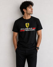 Racing Graphic T-Shirt – Regular Fit | Black