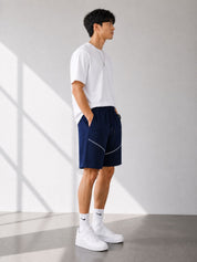 MOSAJC Midnight Vector Shorts ( Navy Blue )