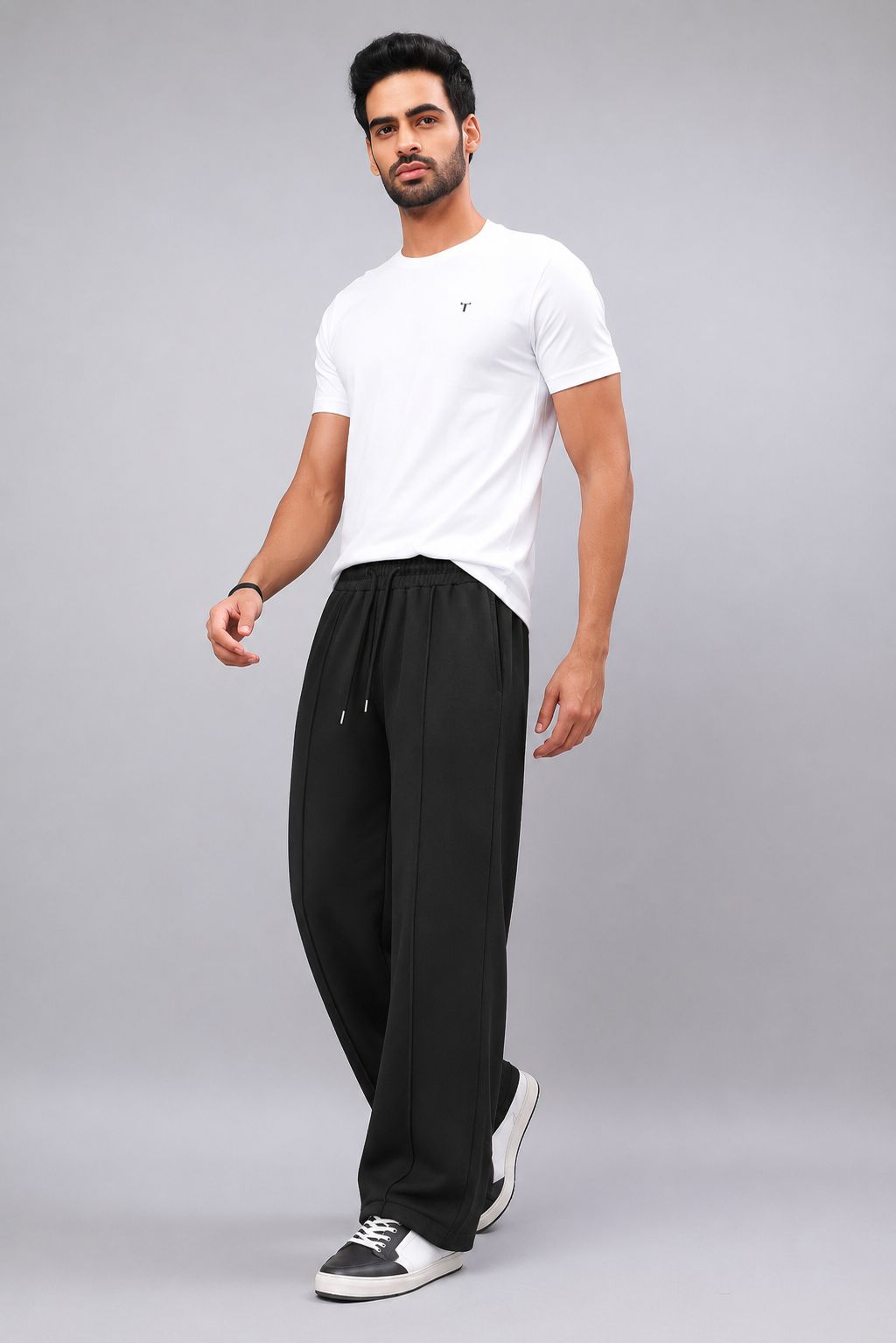 300 Gsm  Gravity Heavyweight Trackpants (Black)