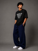 Midnight Drift Premium Baggy Trackpants – 300 GSM Heavyweight Cotton Fleece