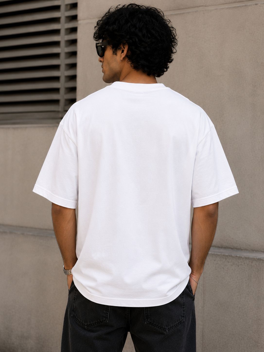MOSAJC Flirt & Panic Graphic Oversized T-Shirt 230 Gsm-4