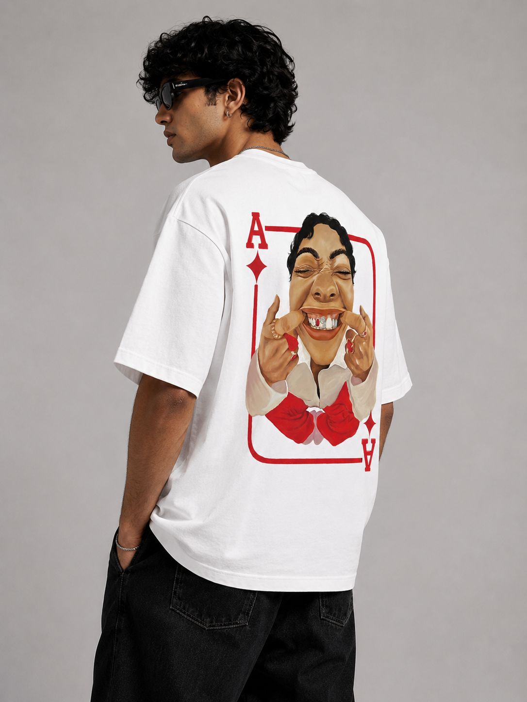 MOSAJC Ace of Attitude Oversized T-Shirt – 230 GSM French Terry Cotton