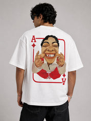 MOSAJC Ace of Attitude Oversized T-Shirt – 230 GSM French Terry Cotton