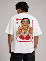 MOSAJC Ace of Attitude Oversized T-Shirt – 230 GSM French Terry Cotton